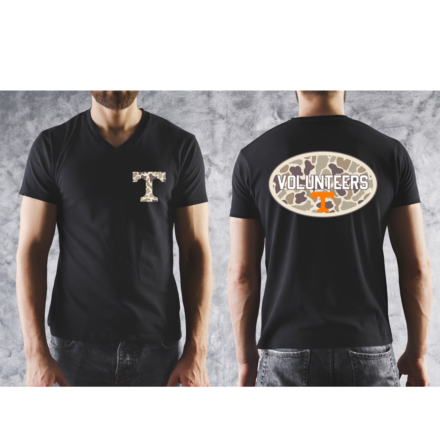 Camo TENNESSEE circle design pocket/back digital file PNG