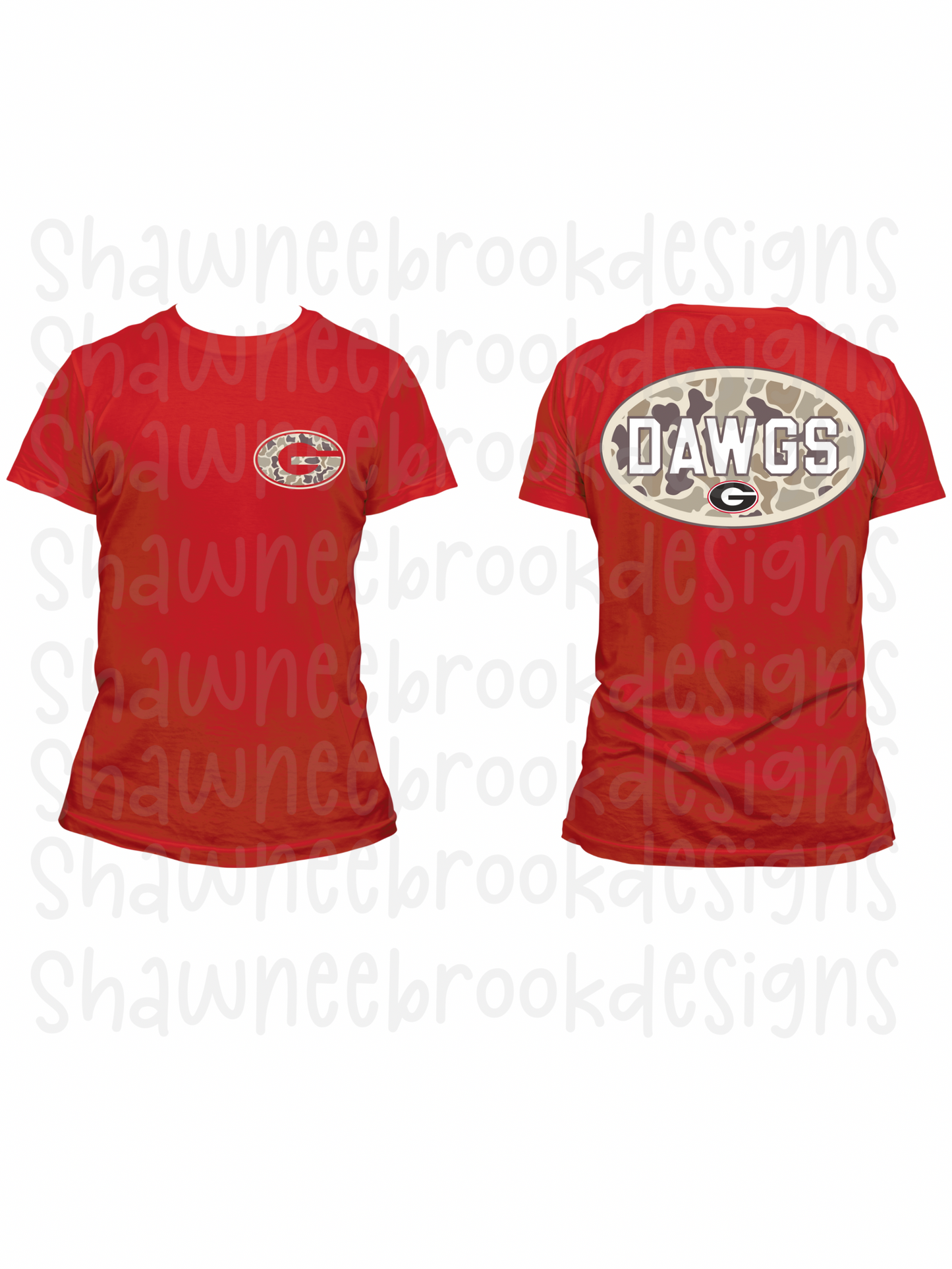 camo Georgia Bulldogs pocket/back digital file PNG