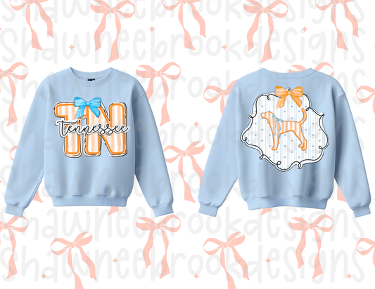 Coquette Tennessee | Smokey design front and back