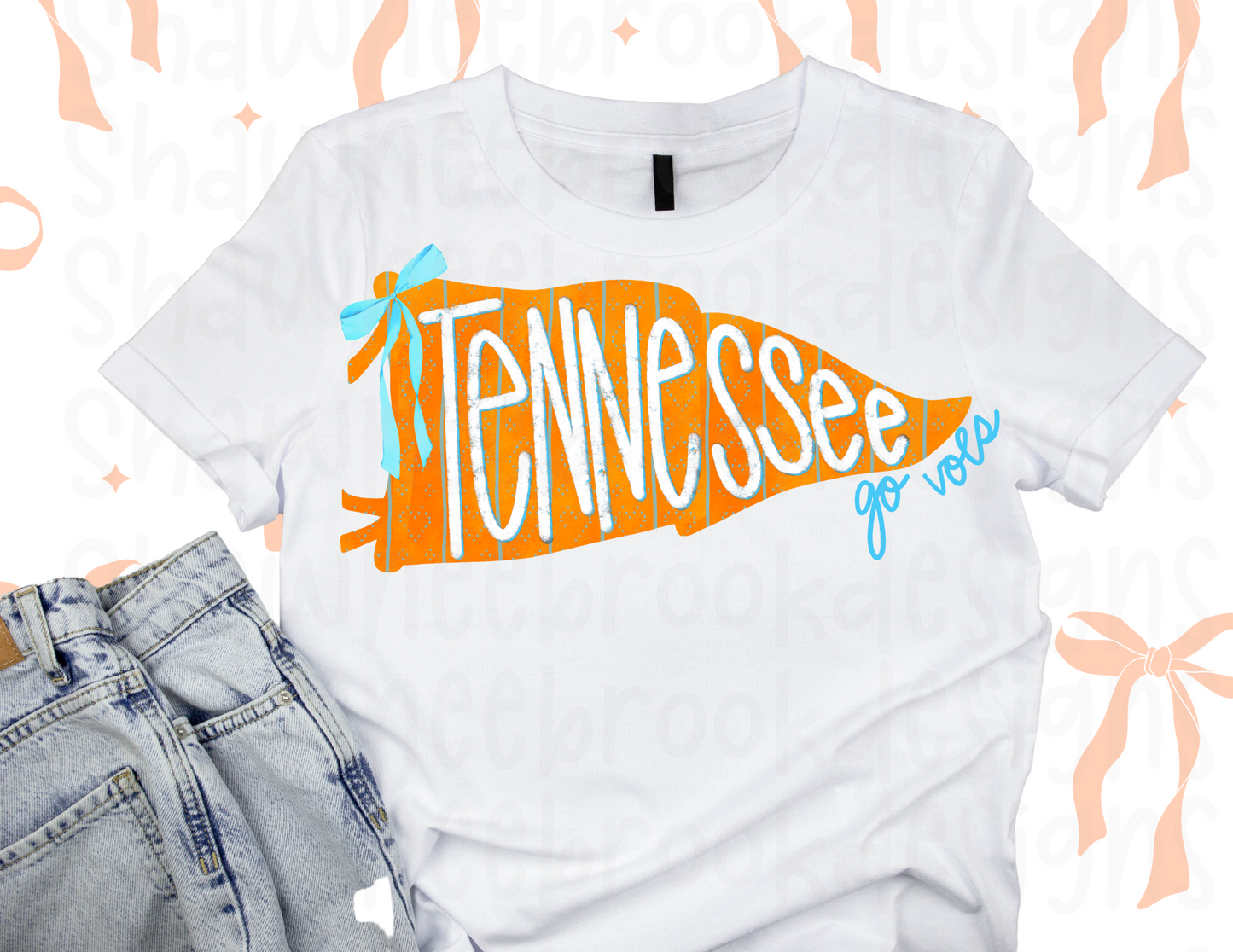 FLAG | PENNANT Blue accent Tennessee Volunteers digital file PNG