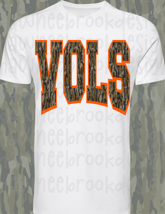 VOLS BOTTOMLAND CAMO PNG, digital file