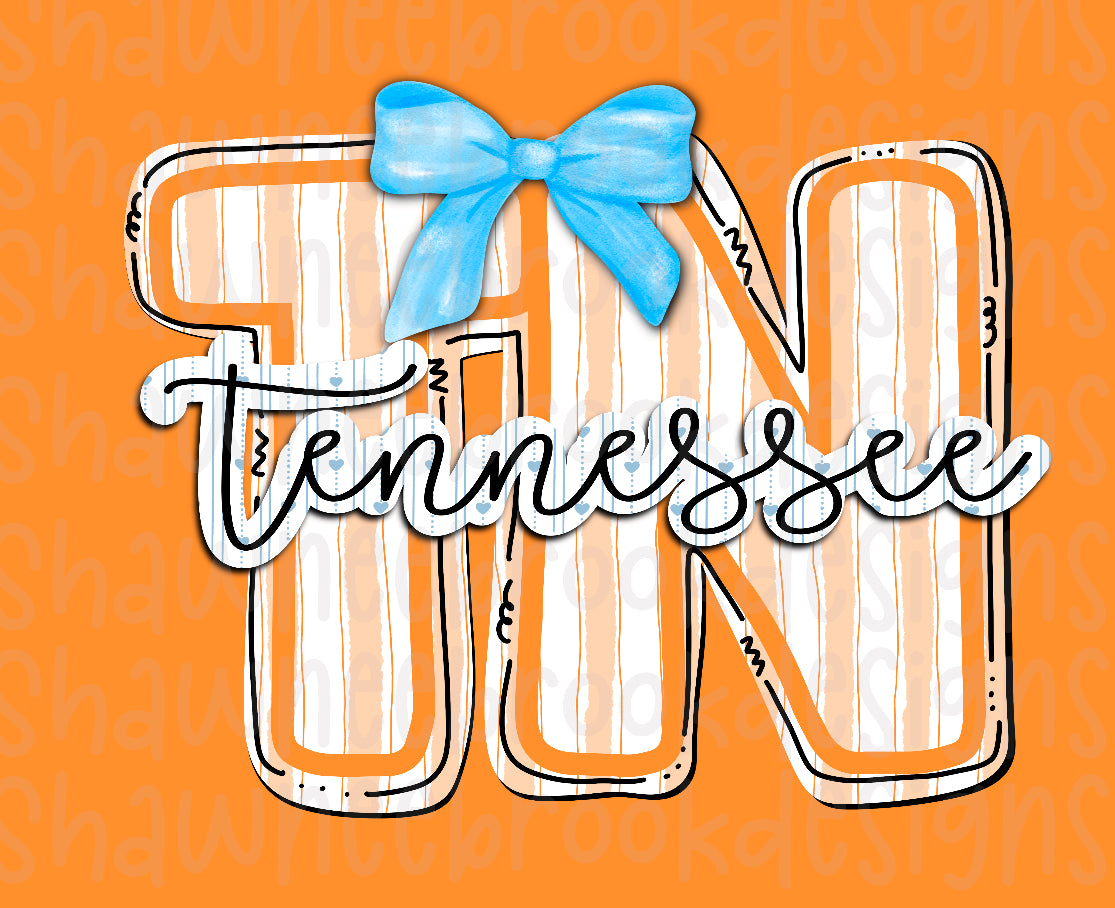 Coquette Tennessee | Smokey design front and back