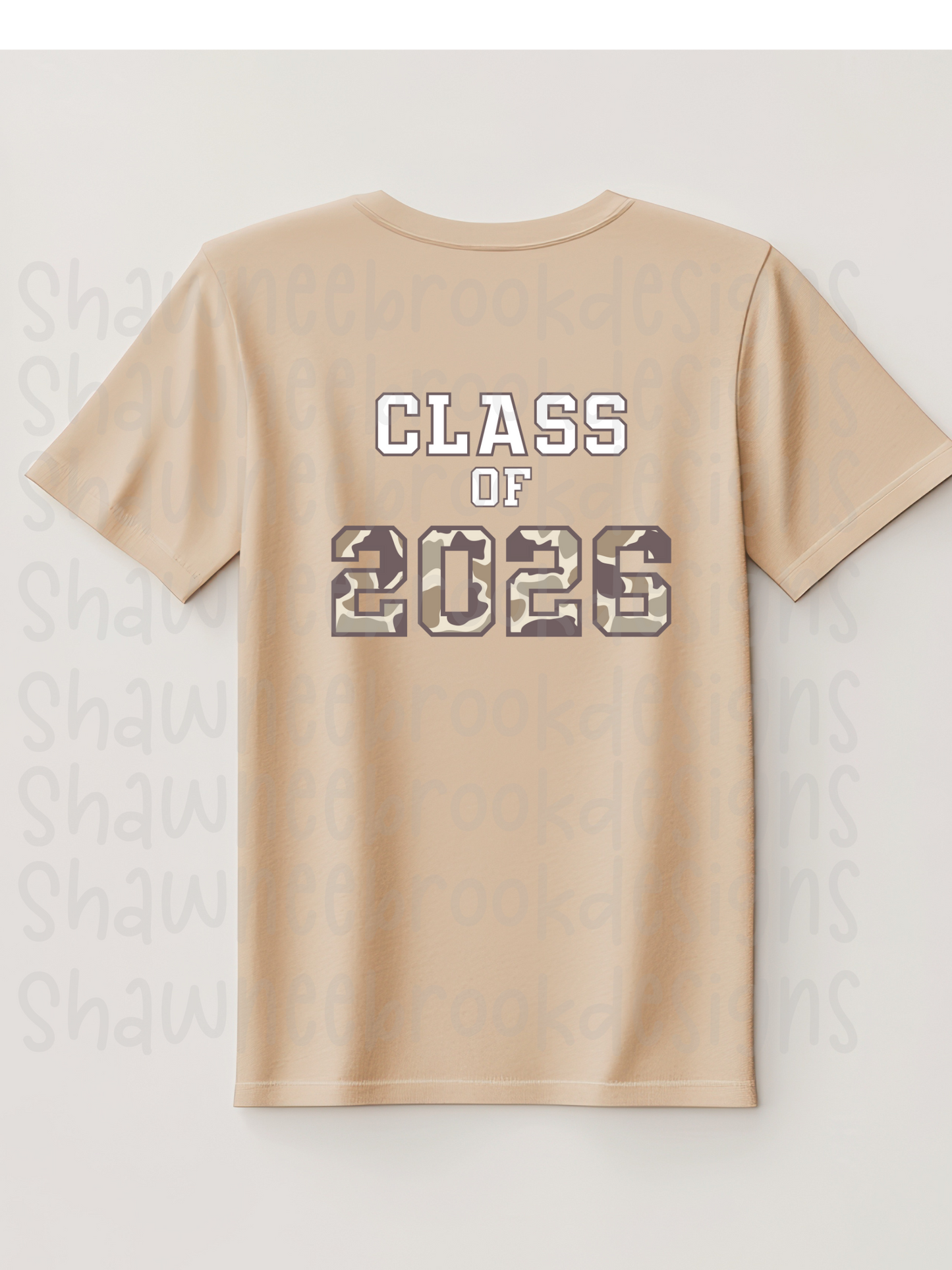 Camo SENIOR CLASS of 2026 digital file PNG