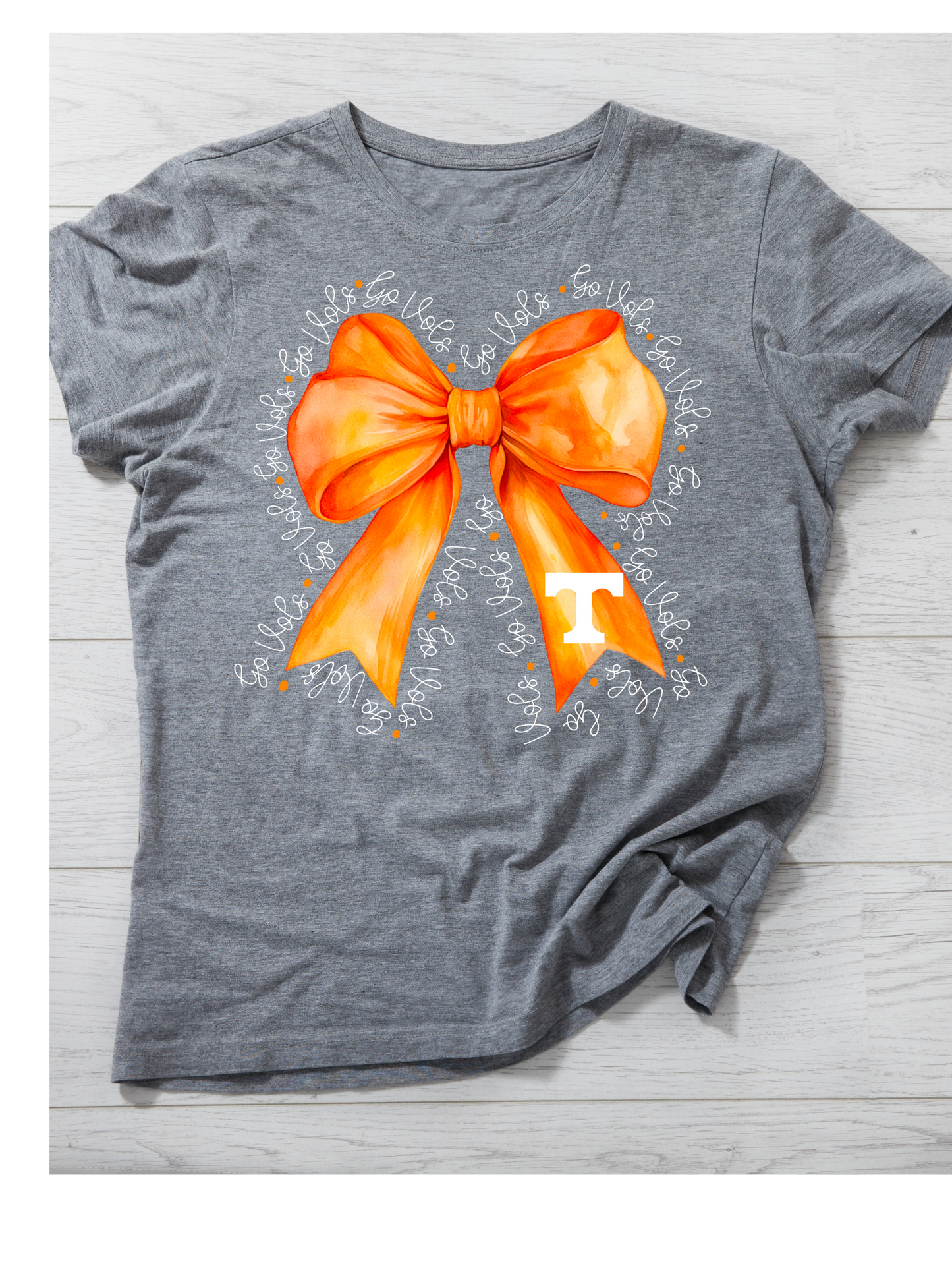 Bow Coquette Tennessee Volunteers digital file PNG